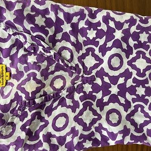 Adorable child’s Roller Rabbit cover up in grape purple. Size 8.  Lightweight.